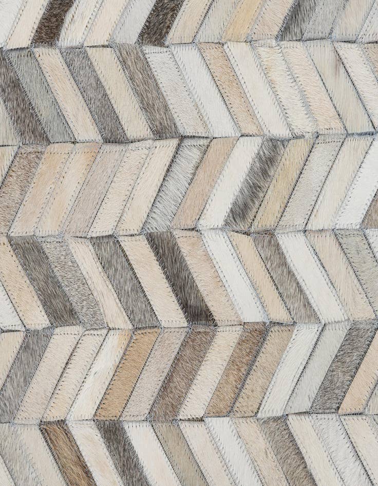 Detail image of 5' x 8' Cowhide Leather Rug