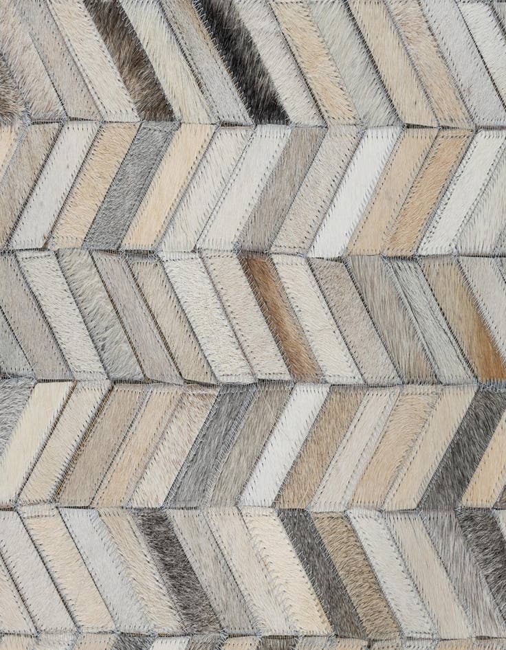 Detail image of 5' x 8' Cowhide Leather Rug