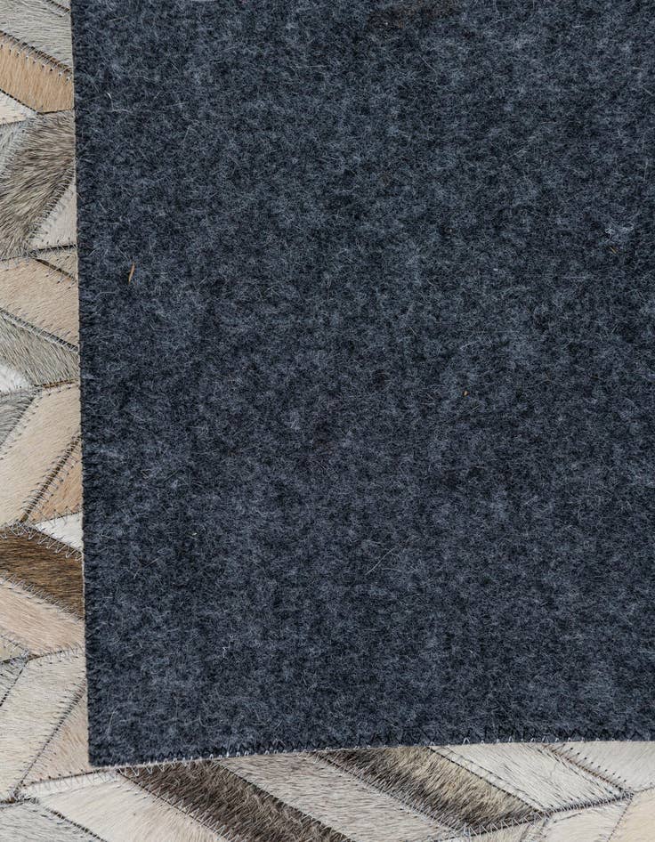 Detail image of 5' x 8' Cowhide Leather Rug