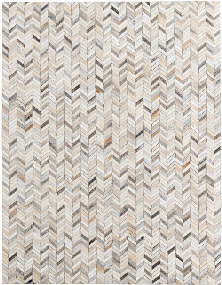 Detail image of 5' x 8' Cowhide Leather Rug
