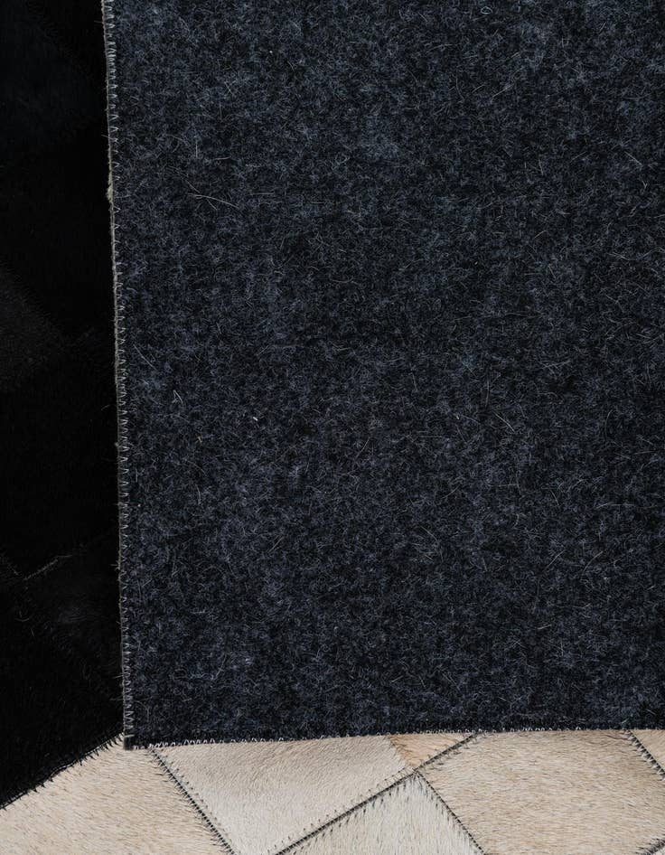 Detail image of 5' x 8' Cowhide Leather Rug