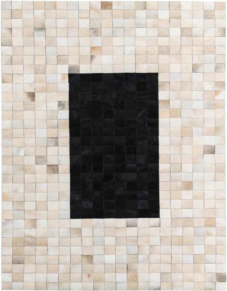 Detail image of 5' x 8' Cowhide Leather Rug