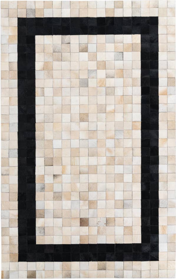 Detail image of 5' x 8' Cowhide Leather Rug
