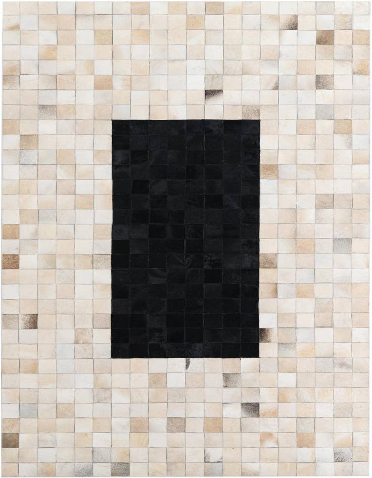 Detail image of 5' x 8' Cowhide Leather Rug