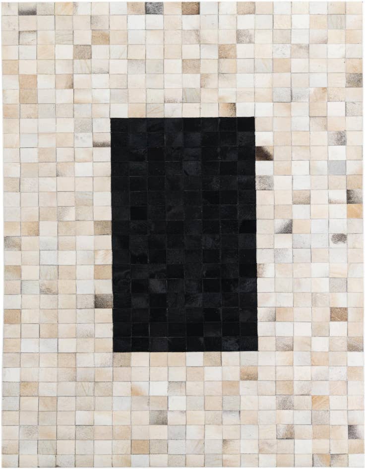 Detail image of 5' x 8' Cowhide Leather Rug