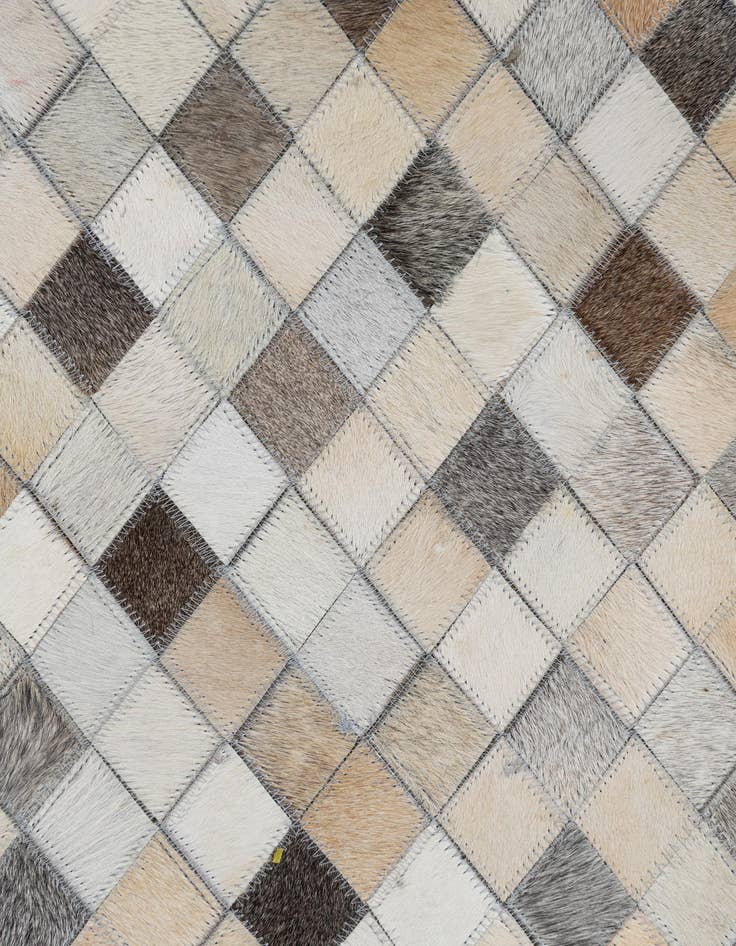 Detail image of 5' x 8' 1 Cowhide Leather Rug