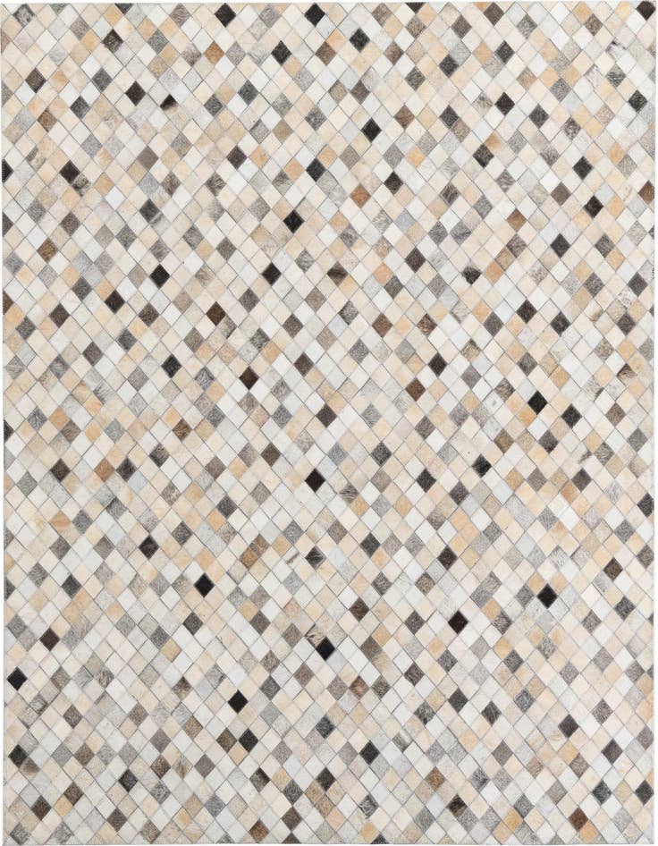 Detail image of 5' x 8' 1 Cowhide Leather Rug