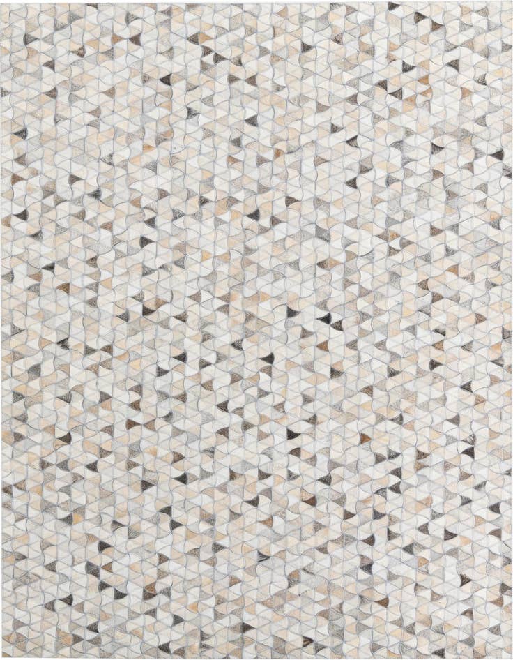 Detail image of 5' 1 x 8' Cowhide Leather Rug