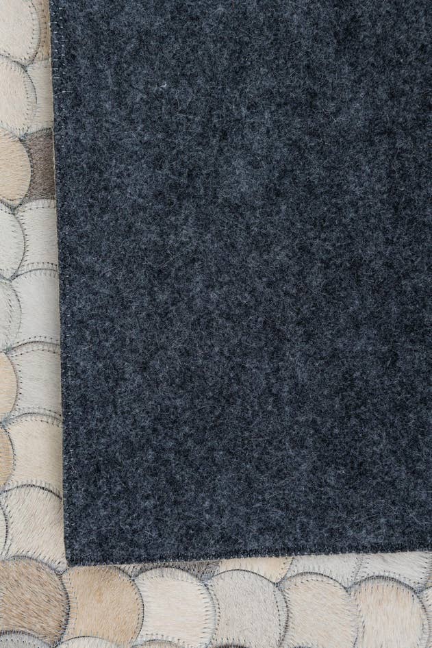 Detail image of 5' 4 x 8' Cowhide Leather Rug