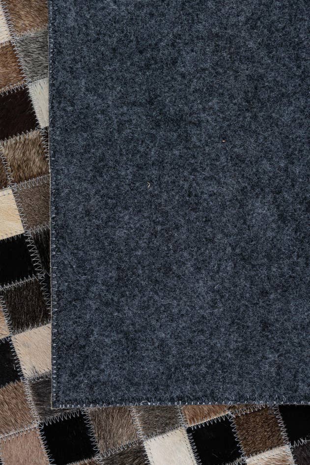 Detail image of 5' x 8' Cowhide Leather Rug