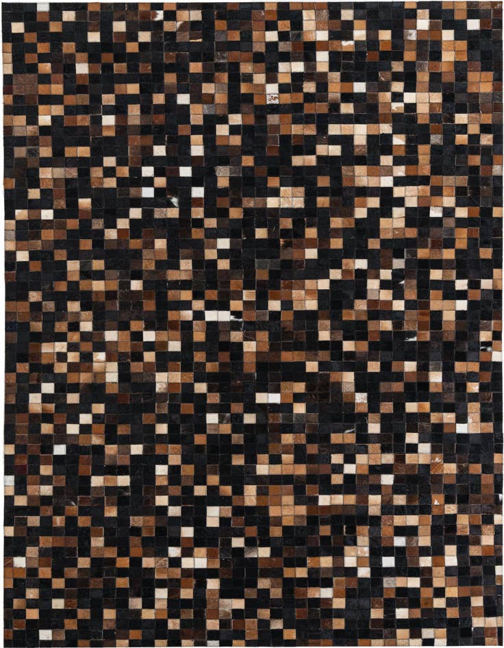 Detail image of 5' x 8' Cowhide Leather Rug