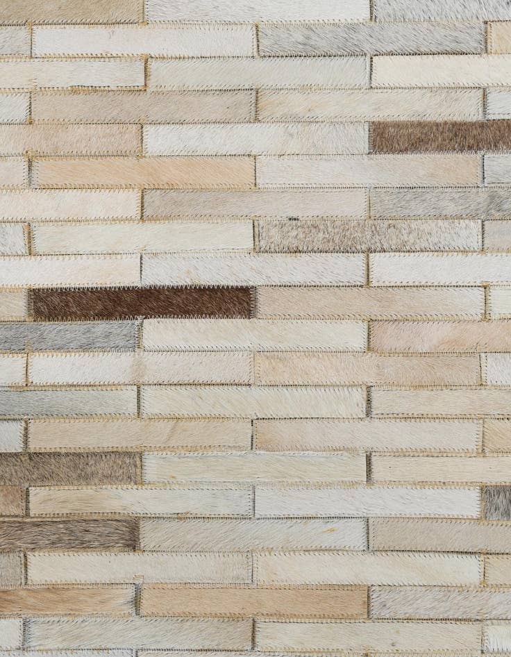 Detail image of 5' x 8' Cowhide Leather Rug