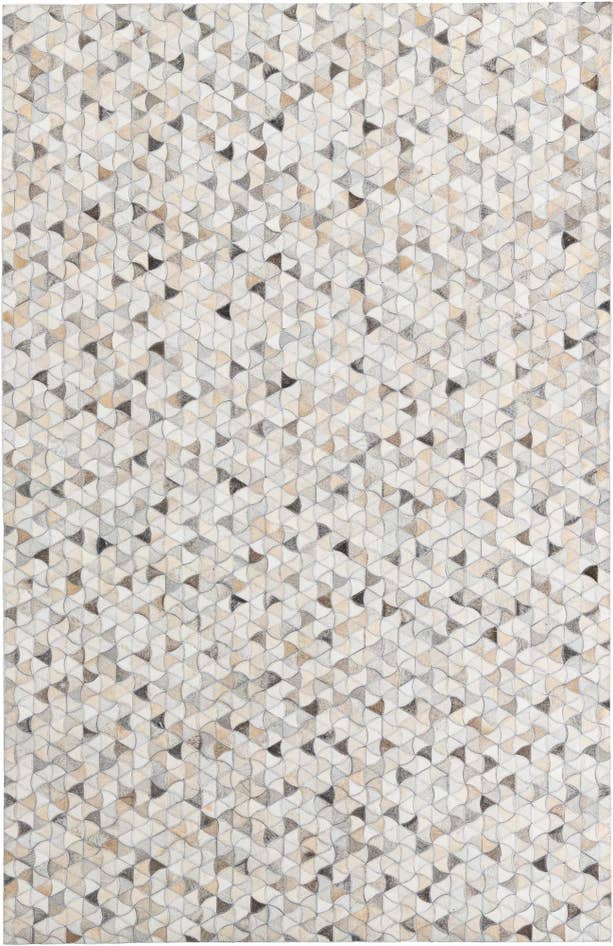 Detail image of 5' 2 x 8' Cowhide Leather Rug