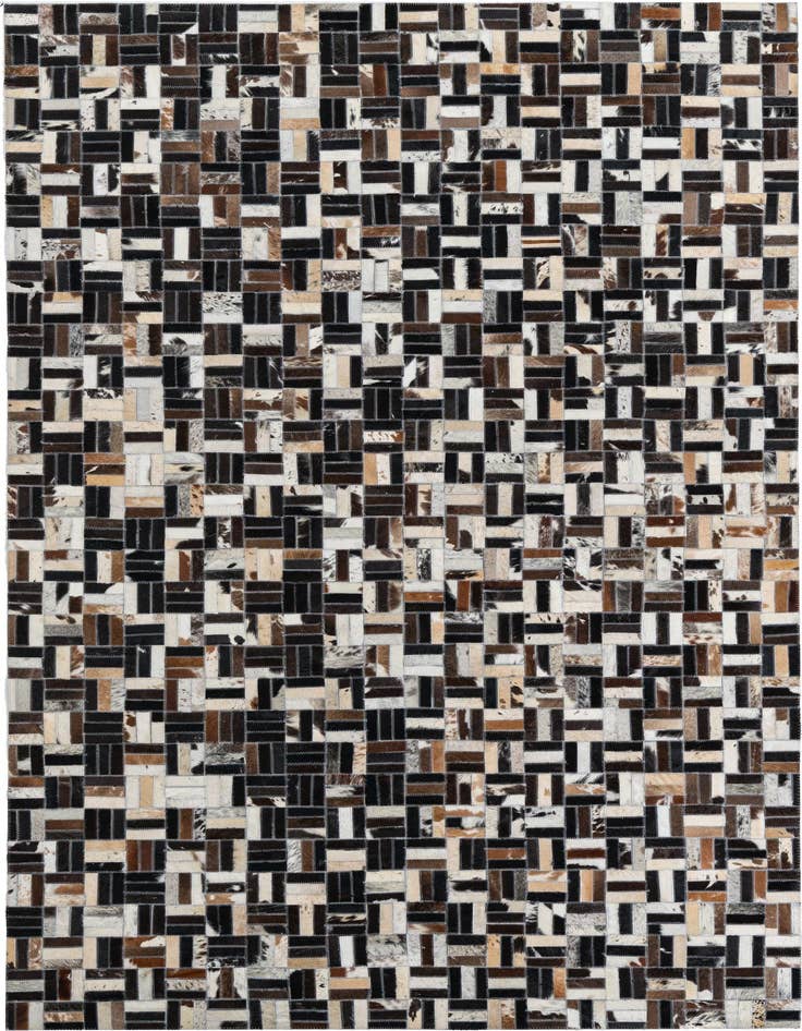 Detail image of 5' x 8' Cowhide Leather Rug