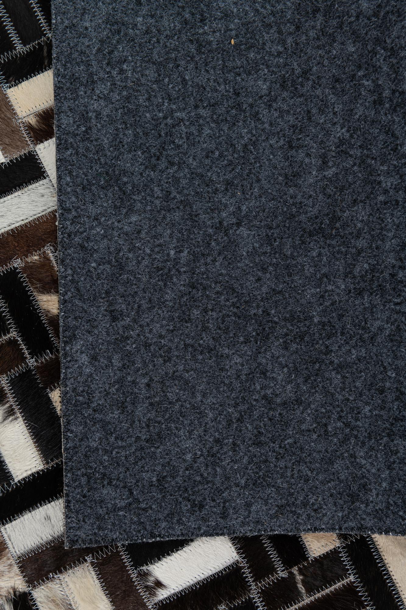 5' x 7' 10 Cowhide Leather Rug