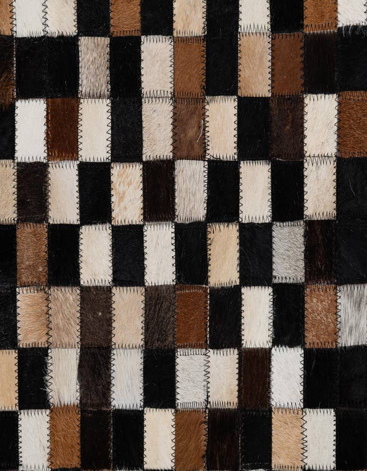 Detail image of 5' x 8' Cowhide Leather Rug