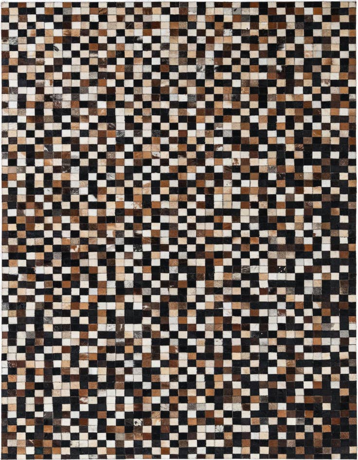 Detail image of 5' x 8' Cowhide Leather Rug