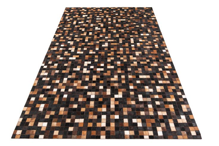 Detailansicht von 150cm x 245cm Cowhide Leather Teppich