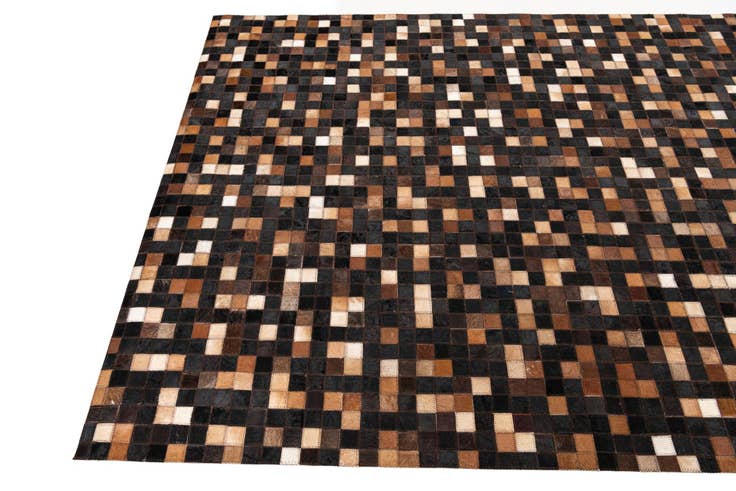 Detailansicht von 150cm x 245cm Cowhide Leather Teppich