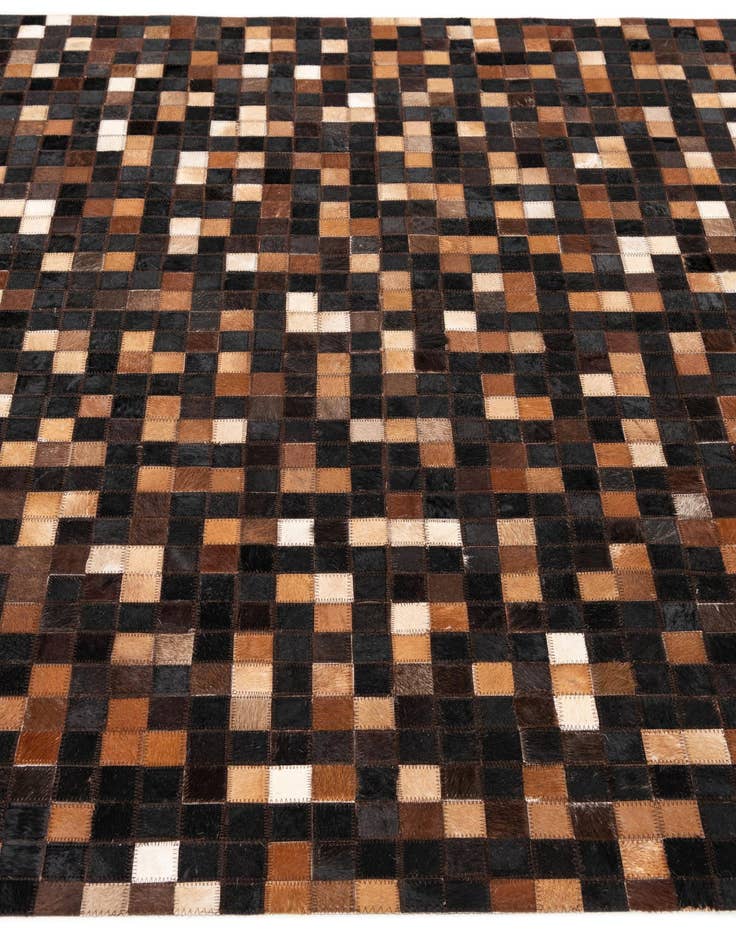 Detail image of 5' x 8' Cowhide Leather Rug