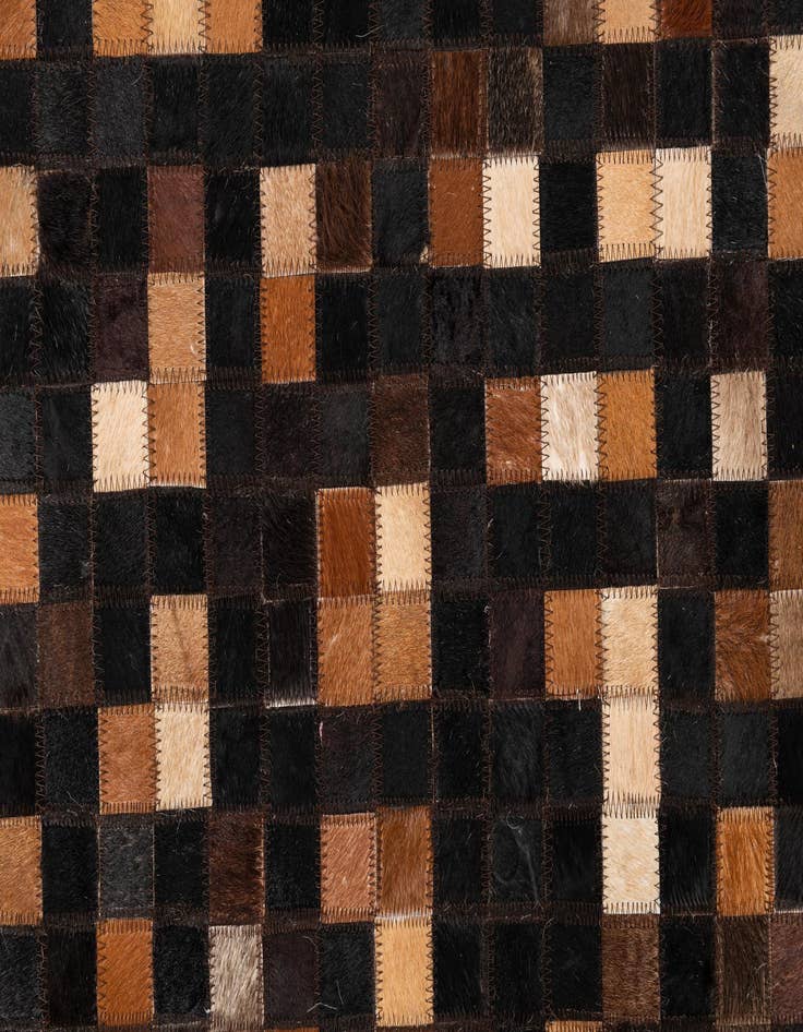 Detail image of 5' x 8' Cowhide Leather Rug