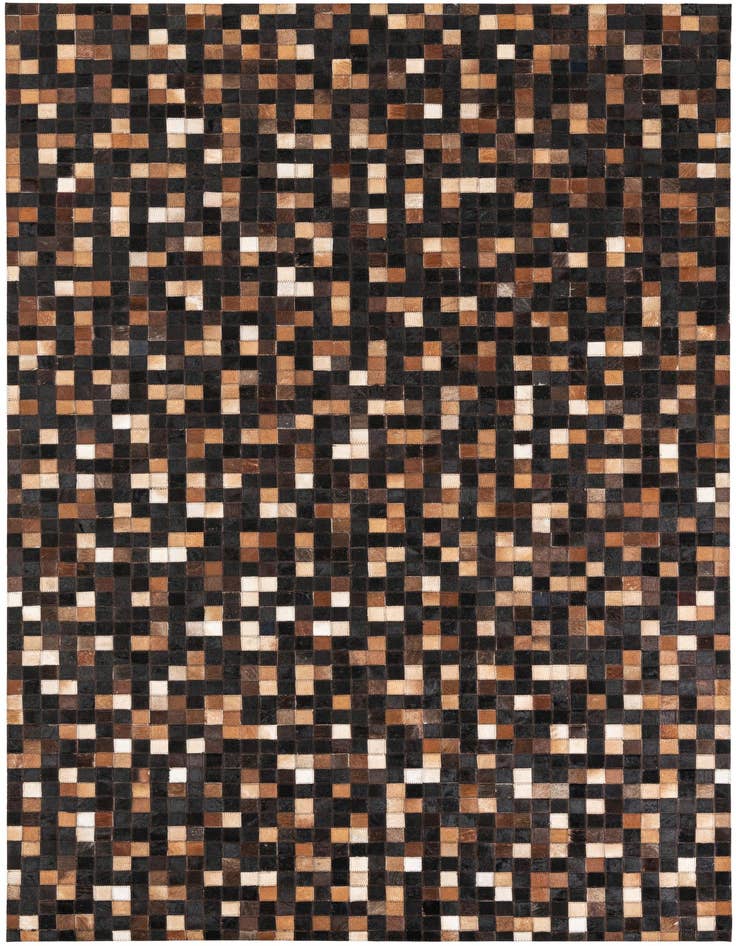 Detail image of 5' x 8' Cowhide Leather Rug
