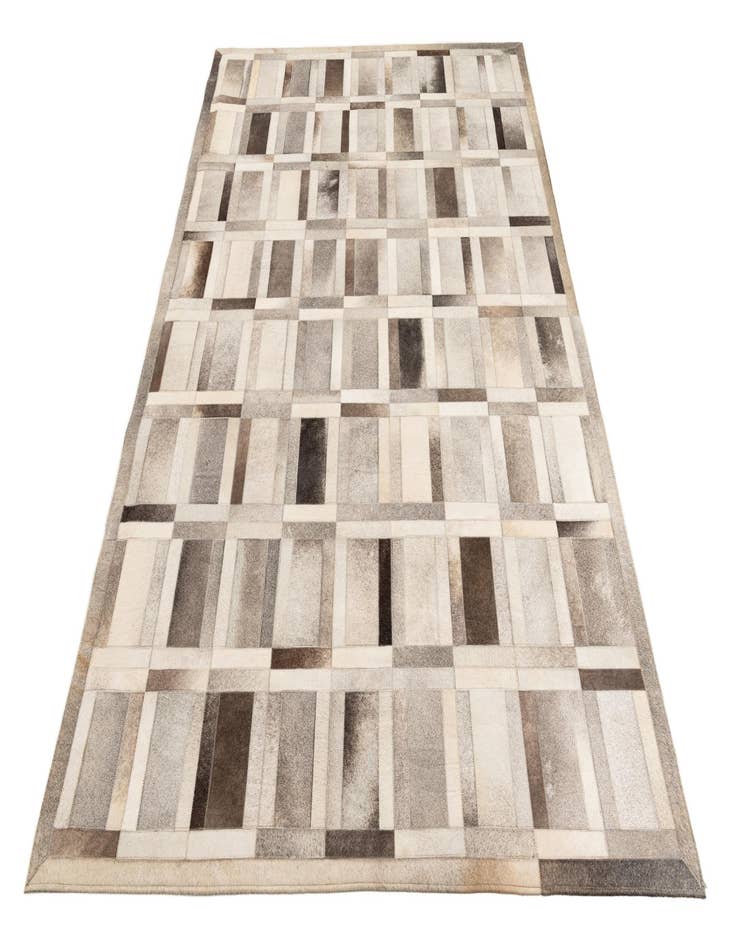 Detail image of 5' 4 x 7' 8 Cowhide Leather Rug