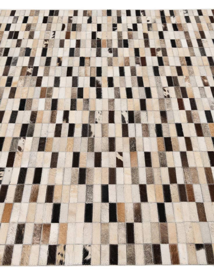 Detail image of 5' x 8' Cowhide Leather Rug