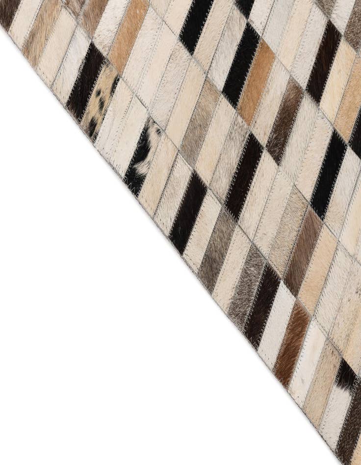 Detail image of 5' x 8' Cowhide Leather Rug