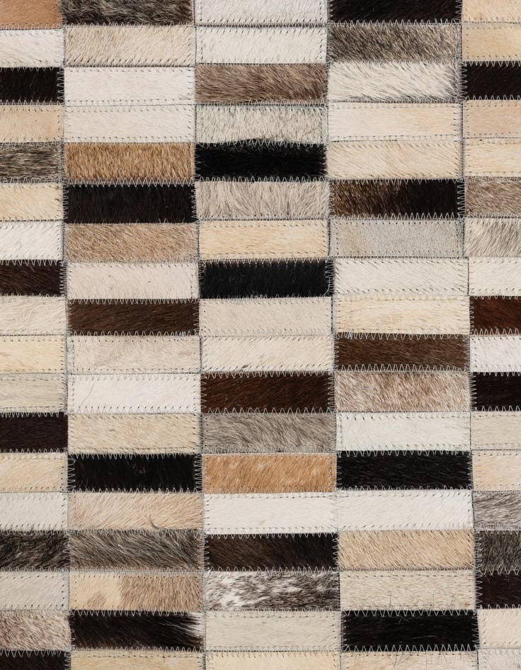 Detail image of 5' x 8' Cowhide Leather Rug