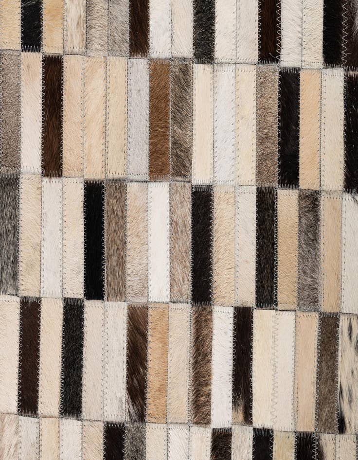 Detail image of 5' x 8' Cowhide Leather Rug