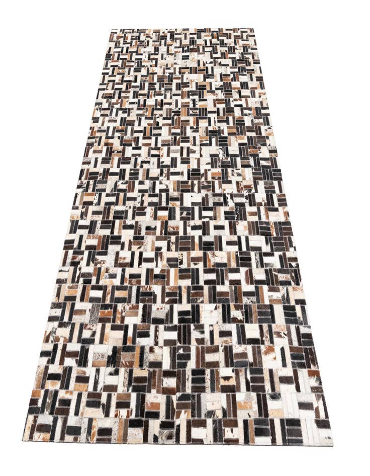 Detail image of 5' x 8' Cowhide Leather Rug