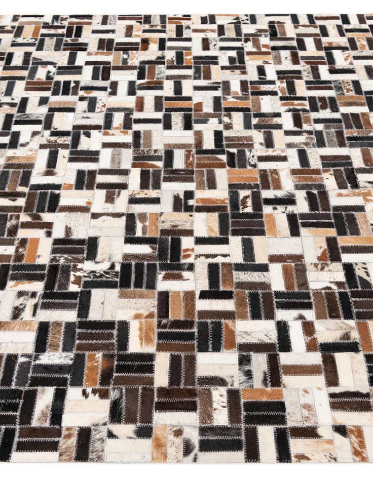 Detail image of 5' x 8' Cowhide Leather Rug