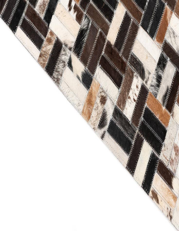 Detail image of 5' x 8' Cowhide Leather Rug