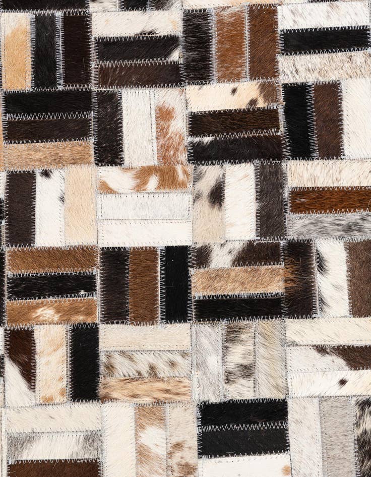 Detail image of 5' x 8' Cowhide Leather Rug