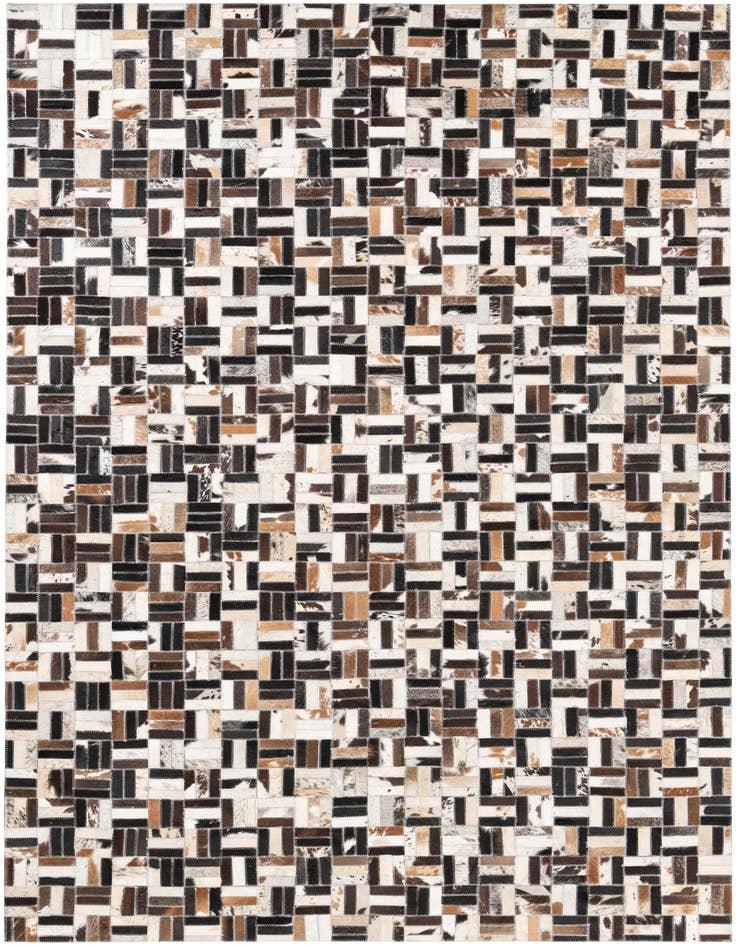 Detail image of 5' x 8' Cowhide Leather Rug