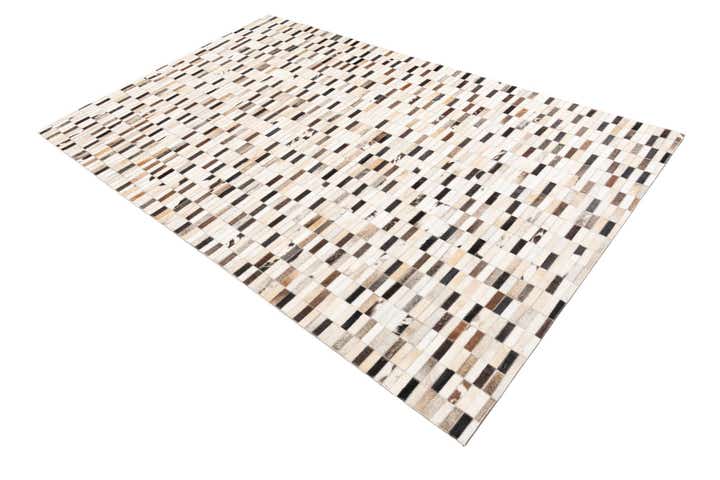 5' x 8' Cowhide Leather Rug