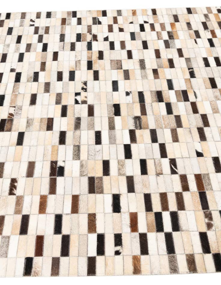 Detail image of 5' x 8' Cowhide Leather Rug