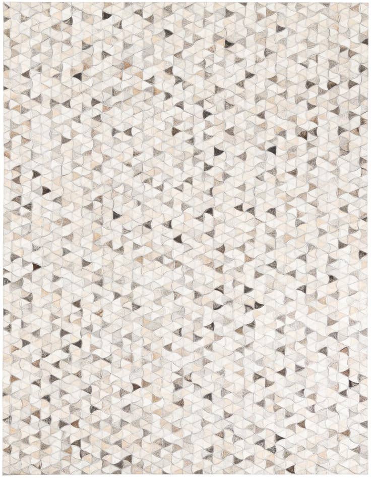 Detail image of 5' x 7' 8 Cowhide Leather Rug