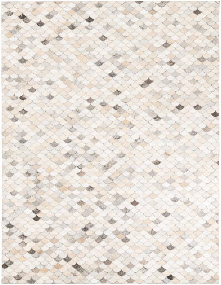 Detail image of 5' x 8' 2 Cowhide Leather Rug