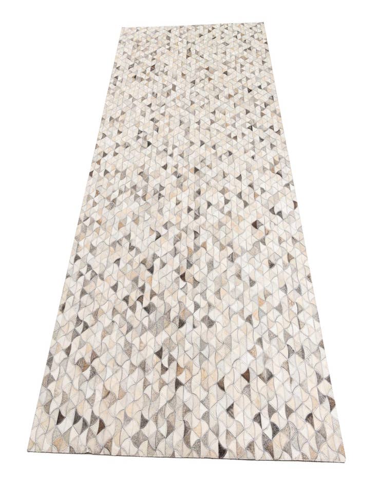 Detail image of 5' 1 x 8' Cowhide Leather Rug