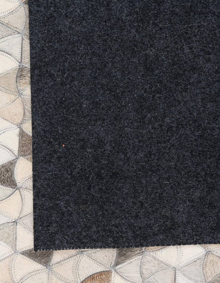 Detail image of 5' 1 x 8' Cowhide Leather Rug