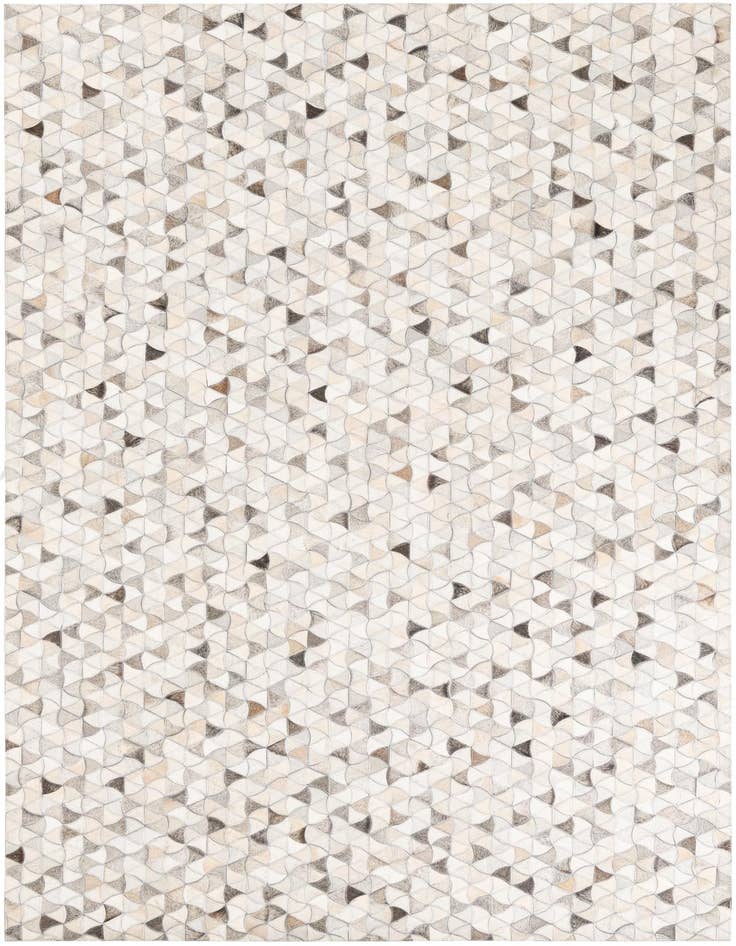 Detail image of 5' 2 x 8' Cowhide Leather Rug