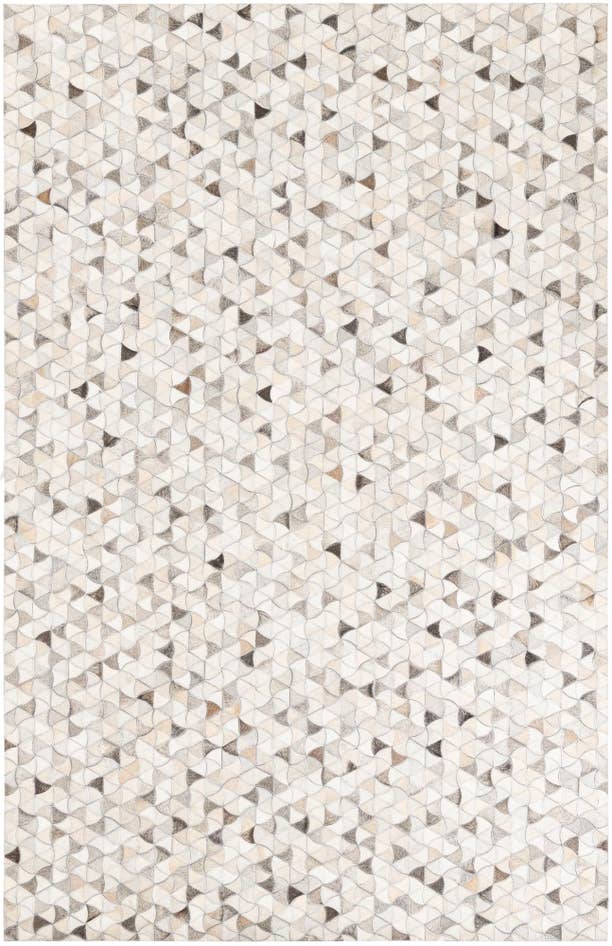 Detail image of 5' 2 x 8' Cowhide Leather Rug
