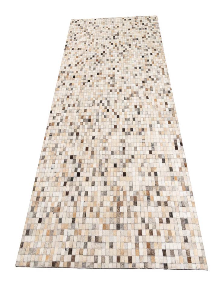 Detail image of 5' 2 x 8' Cowhide Leather Rug