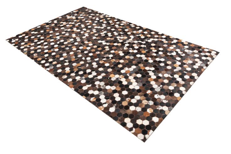 Detail image of 5' x 8' 1 Cowhide Leather Rug