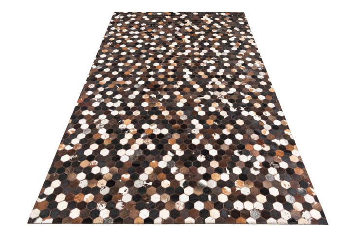 Detail image of 5' x 8' 1 Cowhide Leather Rug