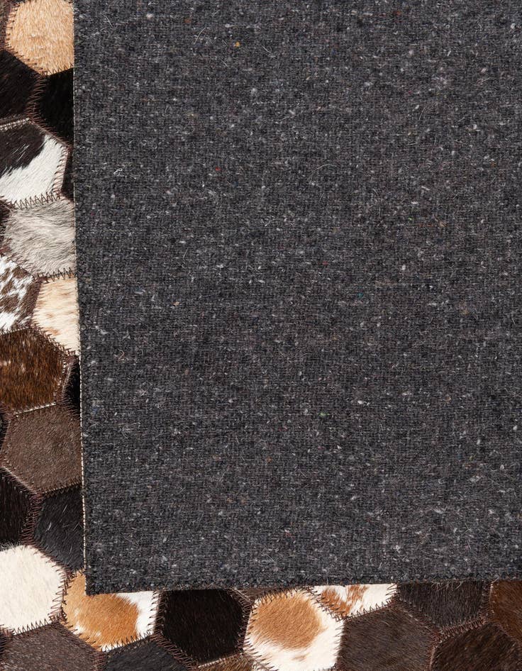 Detail image of 5' x 8' 1 Cowhide Leather Rug