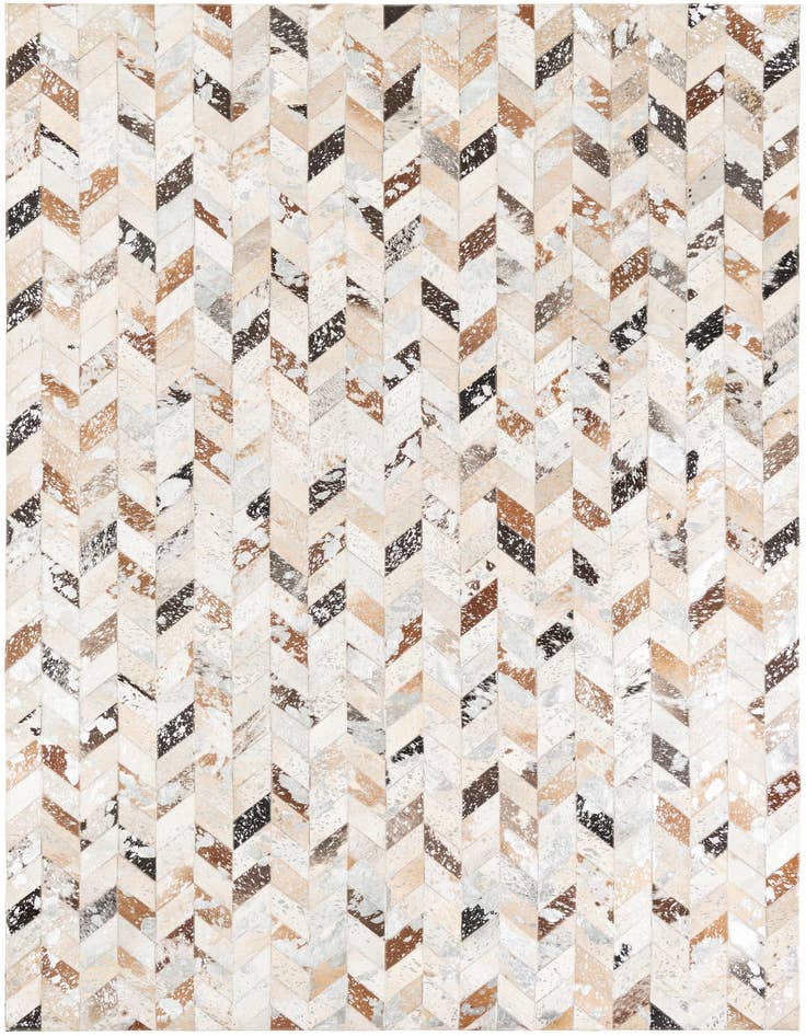 Detail image of 5' x 8' Cowhide Leather Rug