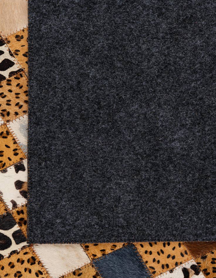 Detail image of 5' x 8' Cowhide Leather Rug